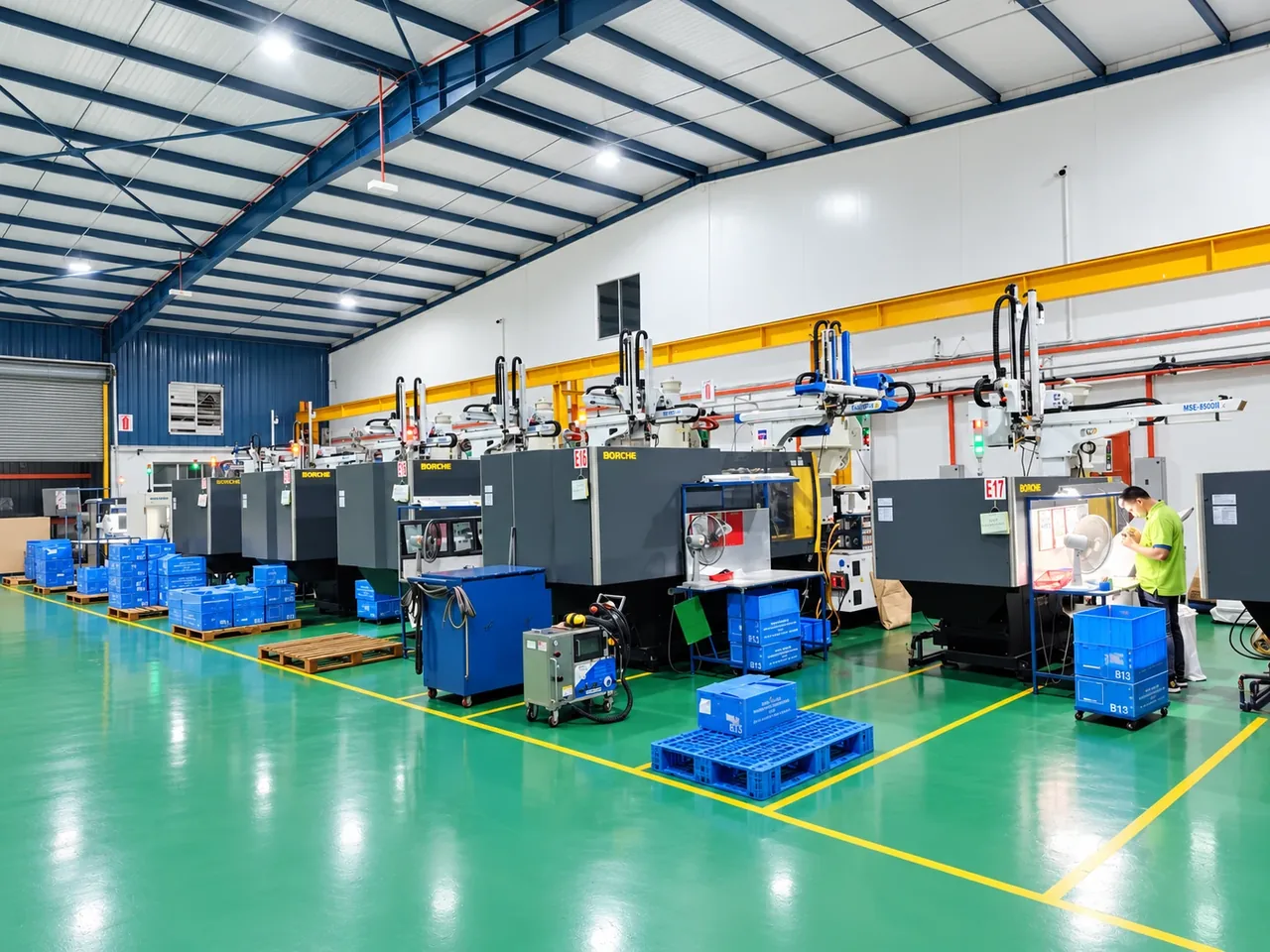 Injection moulding workshop