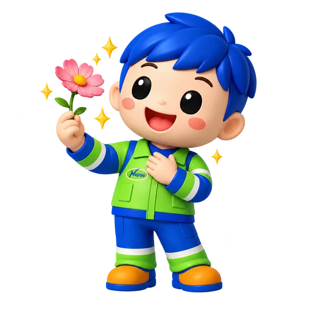 NAGO 拿著花朵